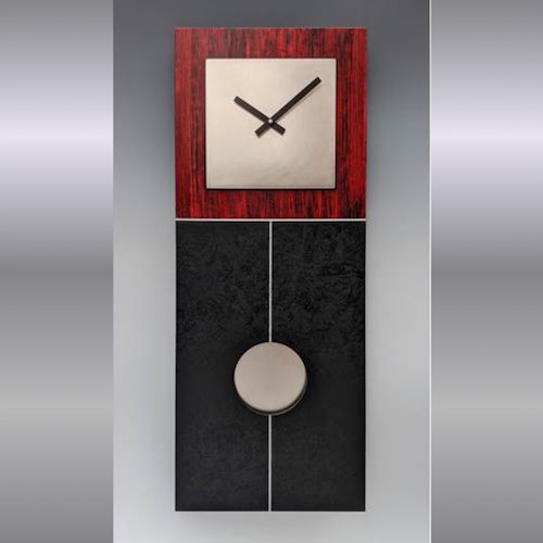 Click to view detail for LL-014  Jane Pendulum Red & Black 30x12x2 $525